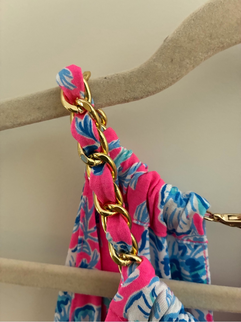 NWT Lilly Pulitzer Gracelyn Floral Halter Maxi  Dress in Pink and Blue M - Picture 5 of 9